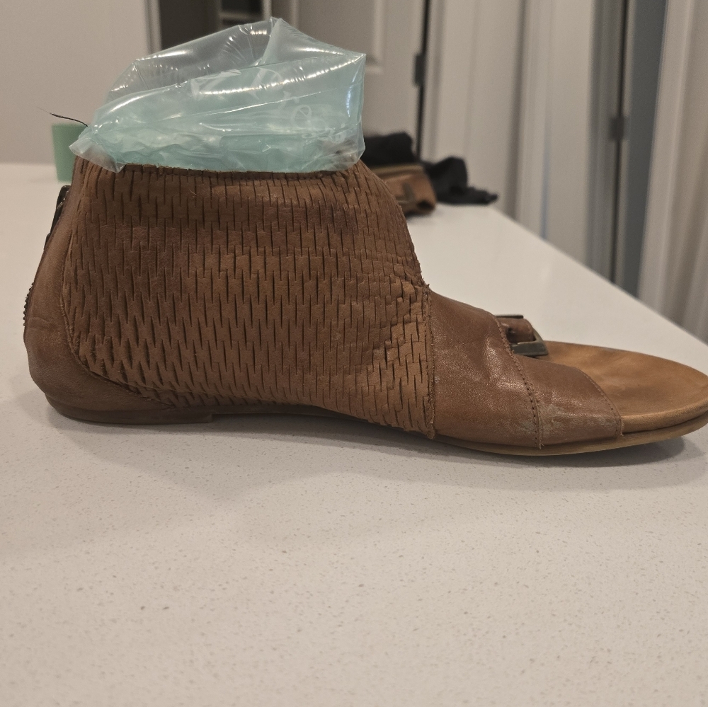 Miz Mooz Brown Leather Sandals